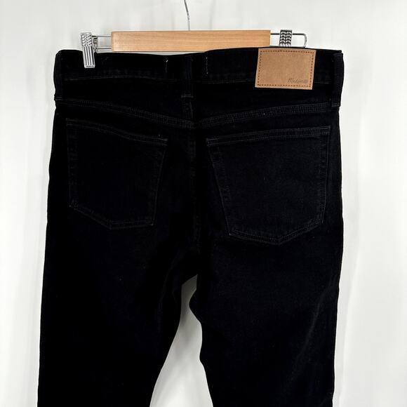 Madewell slim everyday flex jeans in black Size 31x32 - Picture 7 of 8